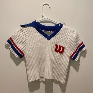 Wilson Tennis Vintage Knit Polo